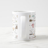 HARRY POTTER™ Klein Magisch Patroon Grote Koffiekop (Achterkant)