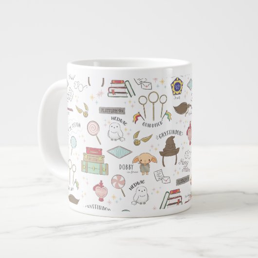 HARRY POTTER™ Klein Magisch Patroon Grote Koffiekop (Links)