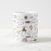 HARRY POTTER™ Klein Magisch Patroon Grote Koffiekop (Voorkant)