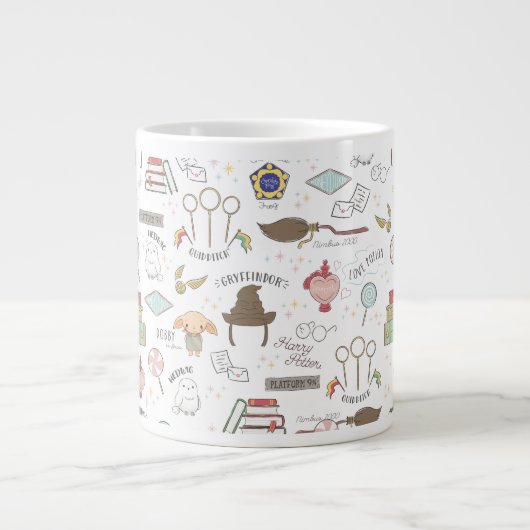 HARRY POTTER™ Klein Magisch Patroon Grote Koffiekop (Voorkant)