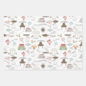HARRY POTTER™ Klein Magisch Patroon Inpakpapier Vel (Voorkant)