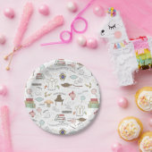 HARRY POTTER™ Klein Magisch Patroon Papieren Bordje (Feest)