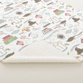HARRY POTTER™ Klein Magisch Patroon Sherpa Deken (3/4)