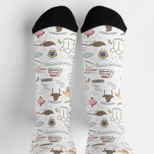 HARRY POTTER™ Klein Magisch Patroon Sokken (Top)