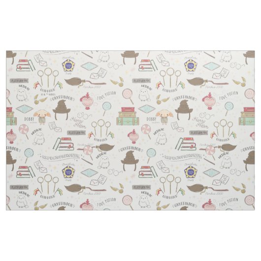 HARRY POTTER™ Klein Magisch Patroon Stof (Fat Quarter)