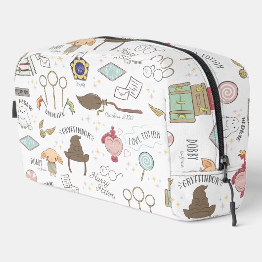 HARRY POTTER™ Klein Magisch Patroon Toilettasje (Rechterhoek)