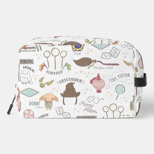 HARRY POTTER™ Klein Magisch Patroon Toilettasje (Achterkant)