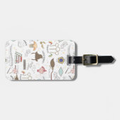 HARRY POTTER™ Kleine Magische Patroon Bagagelabel (Voorkant horizontaal)