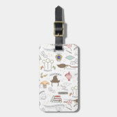 HARRY POTTER™ Kleine Magische Patroon Bagagelabel (Voorkant verticaal)
