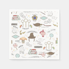 HARRY POTTER™ Kleine Magische Patroon Servet