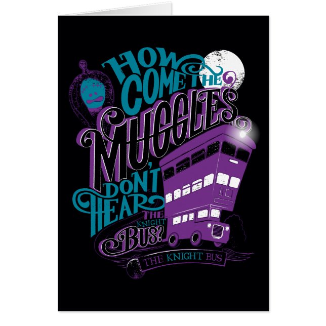Harry Potter | Knight Bus Typografie Grafisch (Voorkant)