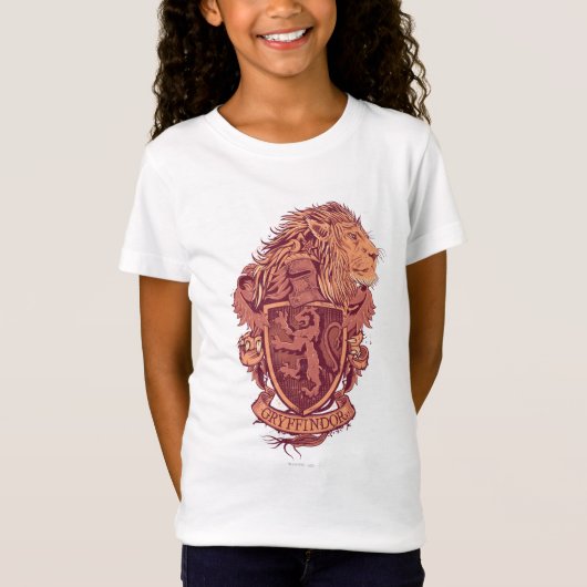 Harry Potter | Leeuw Crest van Griffoendor T-shirt (Voorkant)