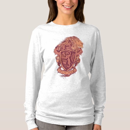Harry Potter | Leeuw Crest van Griffoendor T-shirt (Voorkant)