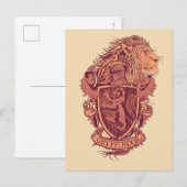 Harry Potter | Leeuw Crest van Gryffindor Briefkaart (Voorkant / Achterkant)