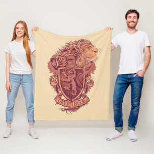 Harry Potter Leeuw Crest van Gryffindor Fleece Deken