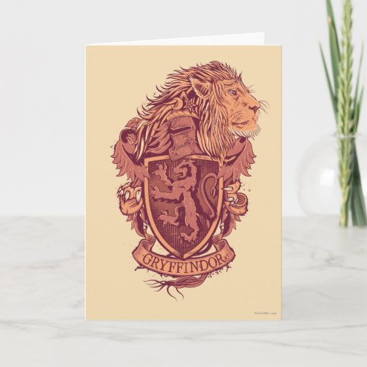 Harry Potter | Leeuw Crest van Gryffindor Kaart (Voorkant)