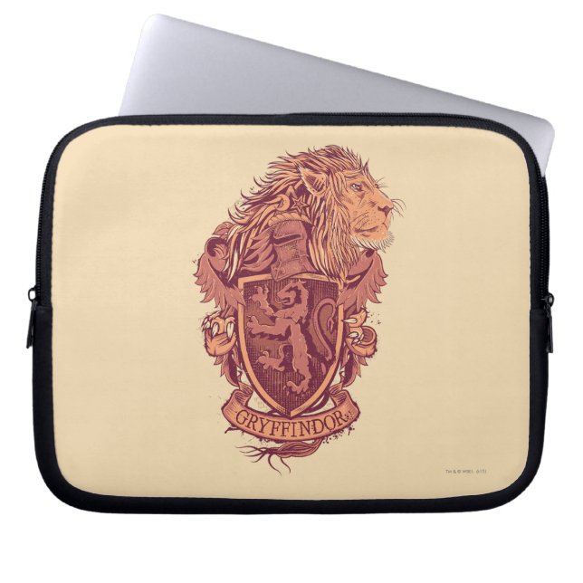 Harry Potter | Leeuw Crest van Gryffindor Laptop Sleeve (Voorkant)
