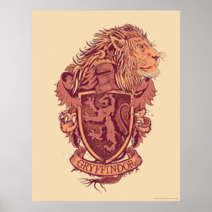 Harry Potter   Leeuw Crest van Gryffindor Poster
