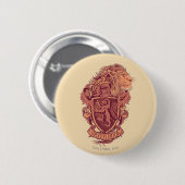 Harry Potter | Leeuw Crest van Gryffindor Ronde Button 5,7 Cm (Voorkant /achterkant)
