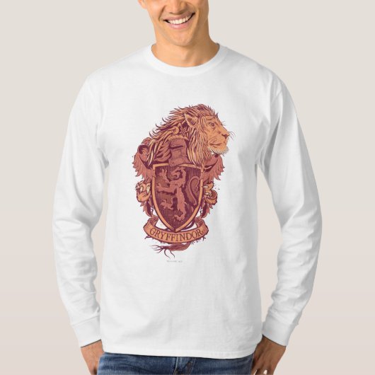 Harry Potter | Leeuw Crest van Gryffindor T-shirt (Voorkant)