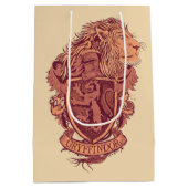 Harry Potter | Leeuw Wapenschild Gryffindor Medium Cadeauzakje (Achterkant)