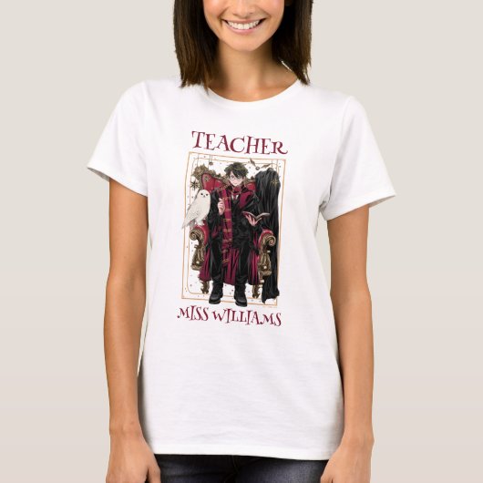 HARRY POTTER™ Leraar | Anime HARRY POTTER™ Zittend T-shirt (Voorkant)