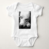 harry potter litteken hond witte pitbull romper (Voorkant)