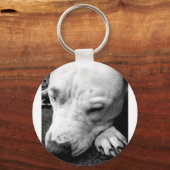 harry potter litteken hond witte pitbull sleutelhanger (Voorkant)