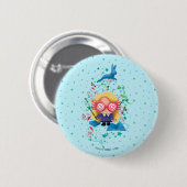 Harry Potter | Luna Lovegood Grafisch Ronde Button 5,7 Cm (Voorkant /achterkant)