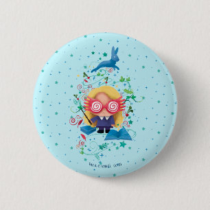 Harry Potter   Luna Lovegood Grafisch Ronde Button 5,7 Cm