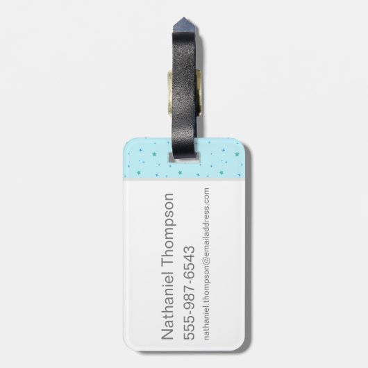 Harry Potter | Luna Lovegood Graphic Bagagelabel (Achterkant verticaal)