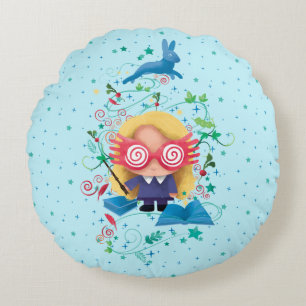 Harry Potter   Luna Lovegood Graphic Rond Kussen