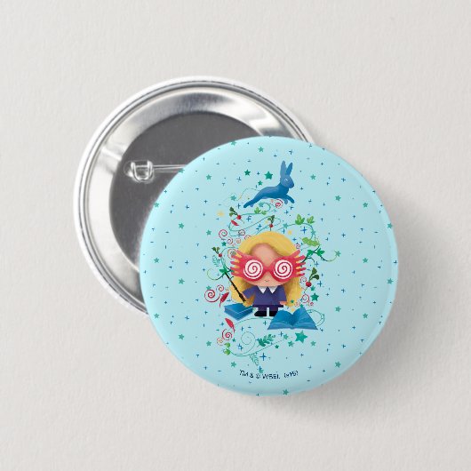Harry Potter | Luna Lovegood Graphic Ronde Button 5,7 Cm (Voorkant /achterkant)
