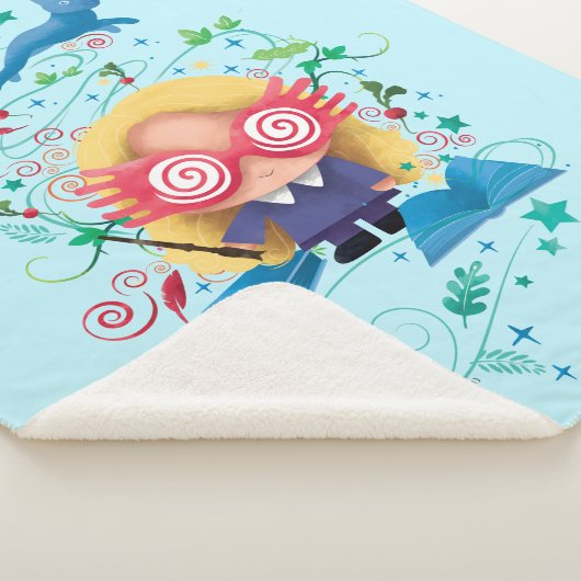 Harry Potter | Luna Lovegood Graphic Sherpa Deken (3/4)