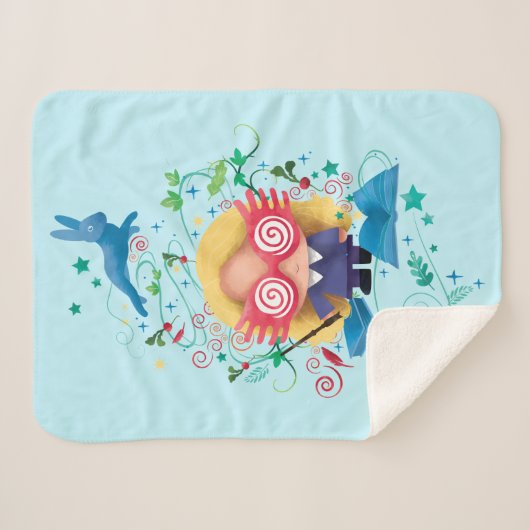 Harry Potter | Luna Lovegood Graphic Sherpa Deken (Voorkant (horizontaal))