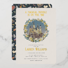 Harry Potter | Magisch Kasteel van Hogwarts Baby S Folie Uitnodiging