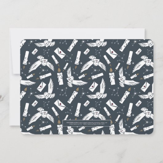 HARRY POTTER™ Magische kerstboom Kaart (Achterkant)