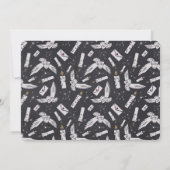 HARRY POTTER™ Magische kerstboom krijtbord Kaart (Achterkant)