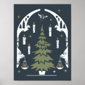 HARRY POTTER™ Magische kerstboom Poster (Voorkant)