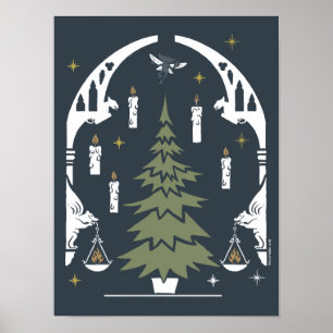 HARRY POTTER™ Magische kerstboom Poster
