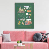 HARRY POTTER™ | Magische momenten Canvas Afdruk (Insitu (Woonkamer))