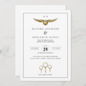 Harry Potter magische Waterverf bruiloft Kaart (Voorkant / Achterkant)