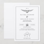 Harry Potter magische Waterverf bruiloft Kaart (Voorkant / Achterkant)