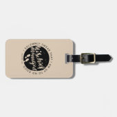 Harry Potter | Marauder's Map Charms Typografie Bagagelabel (Voorkant horizontaal)