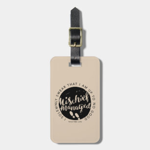 Harry Potter   Marauder's Map Charms Typografie Bagagelabel