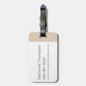 Harry Potter | Marauder's Map Charms Typografie Bagagelabel (Achterkant verticaal)