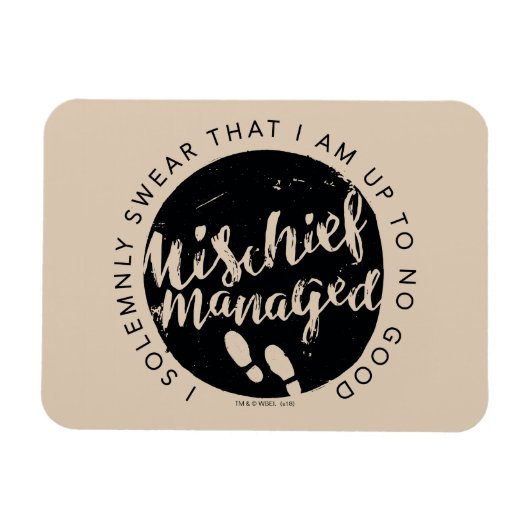 Harry Potter | Marauder's Map Charms Typografie Magneet (Horizontaal)