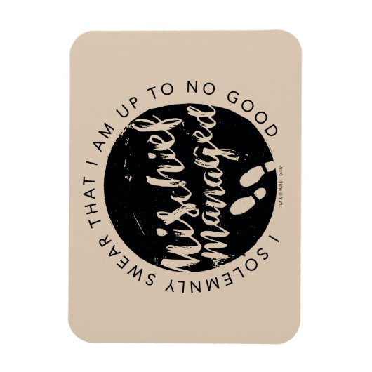 Harry Potter | Marauder's Map Charms Typografie Magneet (Verticaal)