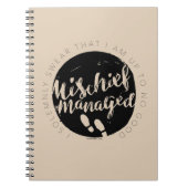 Harry Potter | Marauder's Map Charms Typografie Notitieboek (Voorkant)