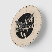 Harry Potter | Marauder's Map Charms Typografie Ronde Klok (Hoek)